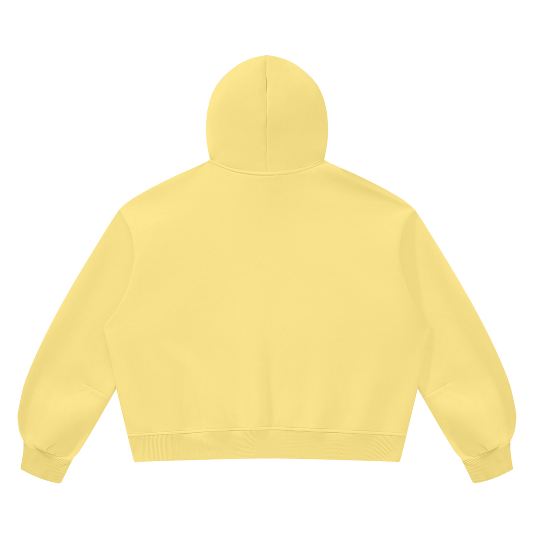 Unisex Vintage Wash Boxy Fleece Hoodie