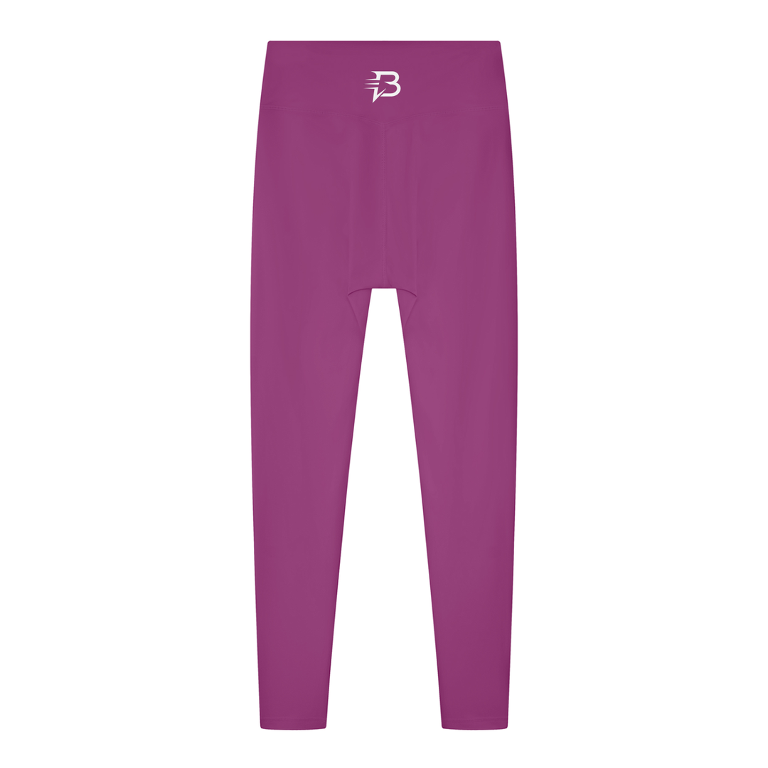 Women's Solid High Rise Leggings