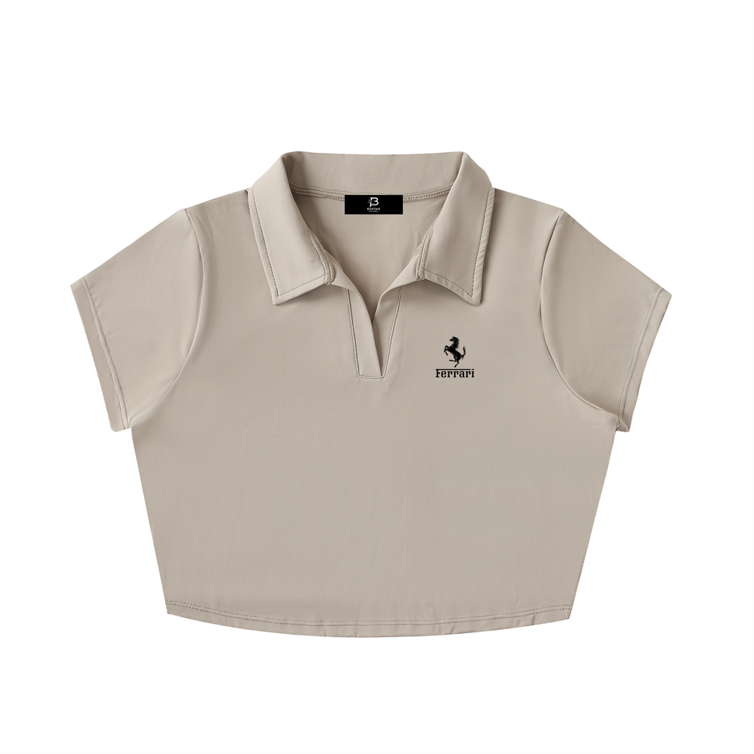 44 Lapel Crop Top