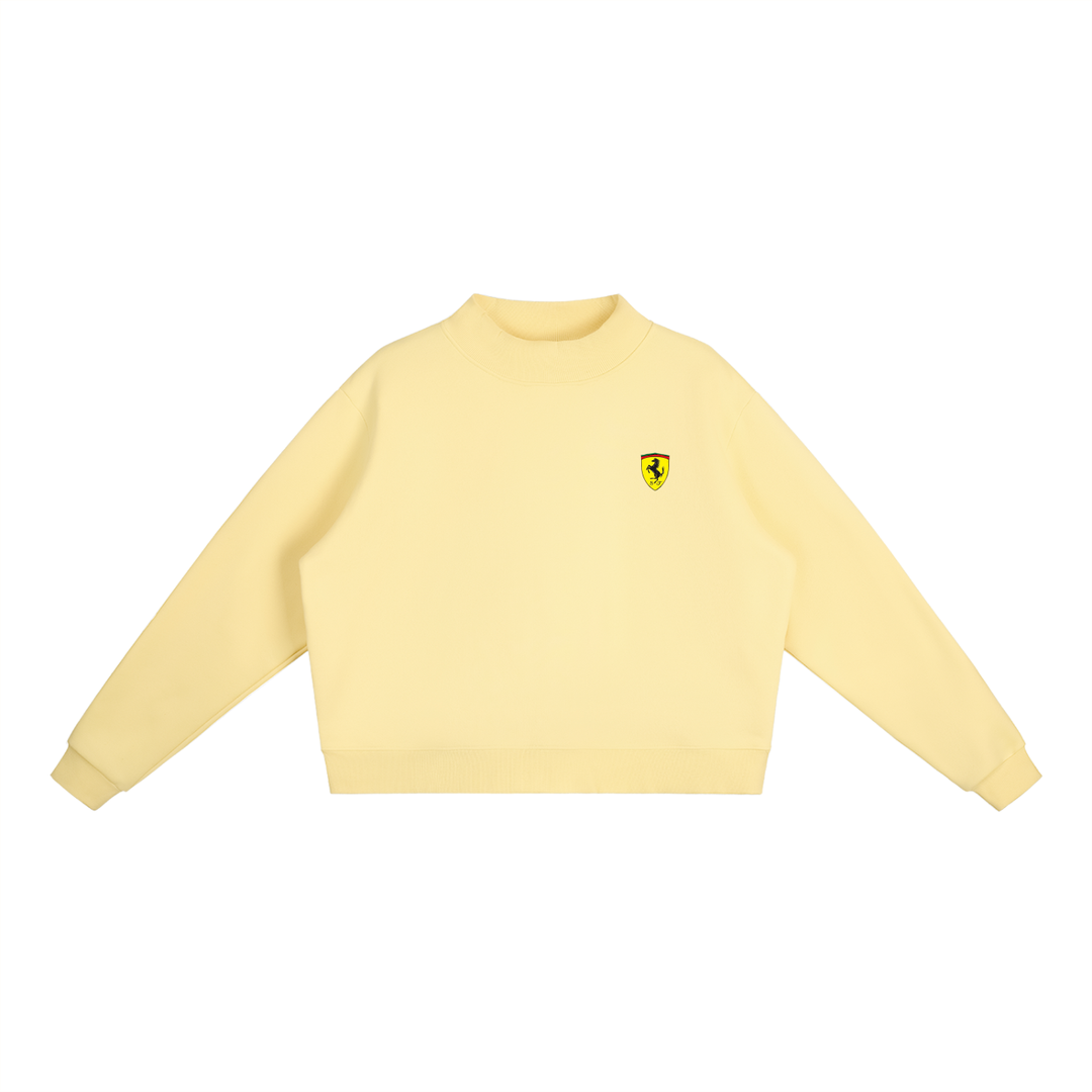 Hamilton Fleece Mock-Neck Crew Sweatshirt