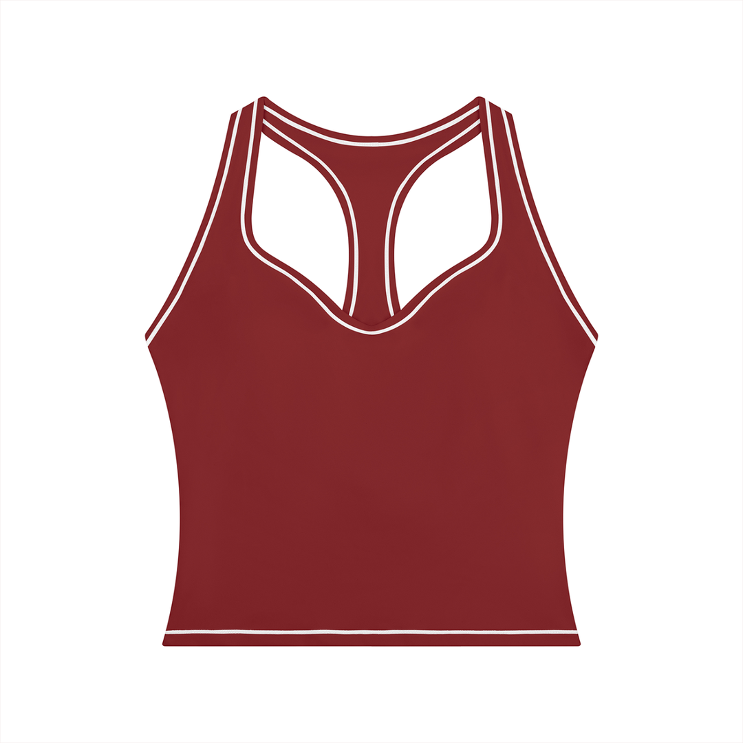 Topstitching Yoga Tank Top