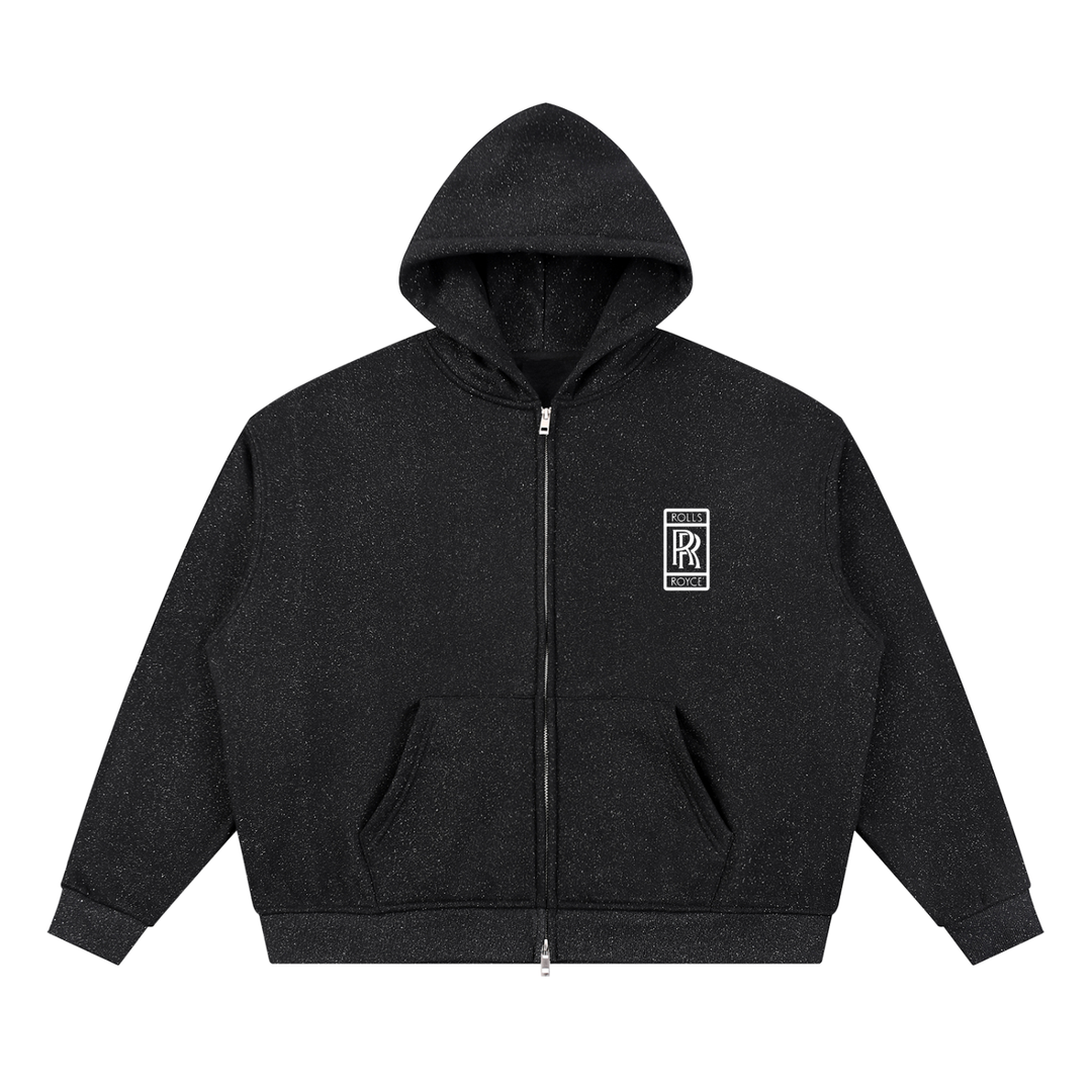 Spectre Full Zip Boxy Hoodie