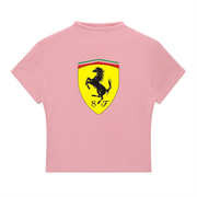 Leclerc F1 Slim Fit Mock Neck T-Shirt