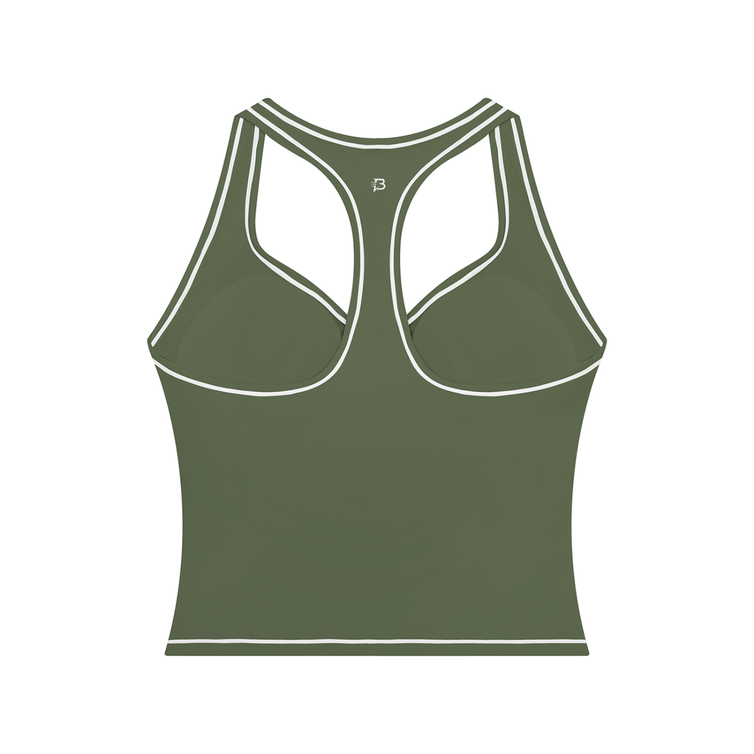 Topstitching Yoga Tank Top