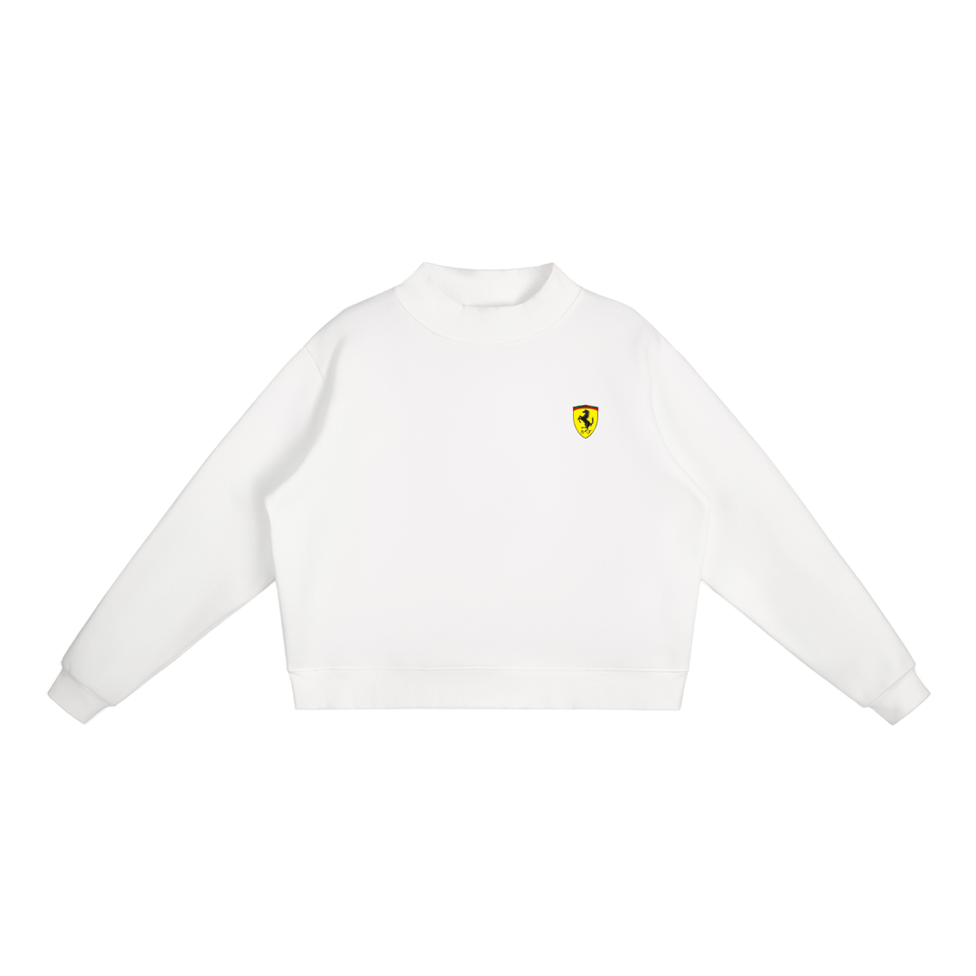 Hamilton Fleece Mock-Neck Crew Sweatshirt