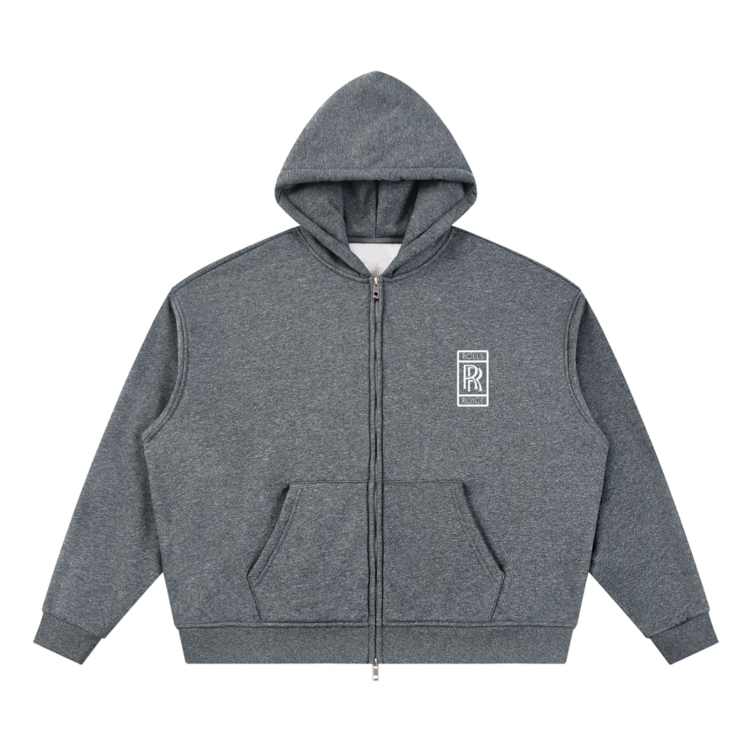 Spectre Full Zip Boxy Hoodie