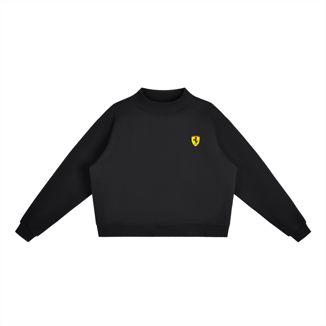 Hamilton Fleece Mock-Neck Crew Sweatshirt
