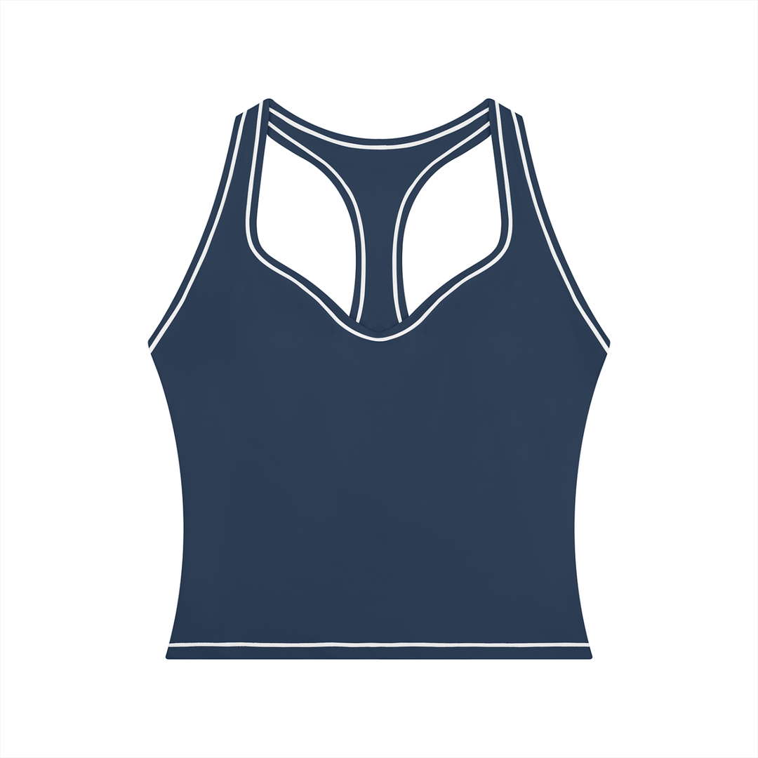 Topstitching Yoga Tank Top