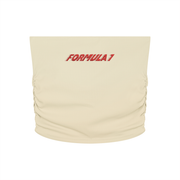 Ruched Cropped Yoga Tube Top
