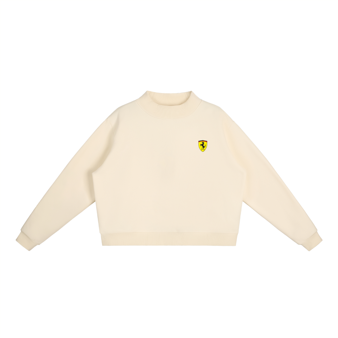 Hamilton Fleece Mock-Neck Crew Sweatshirt