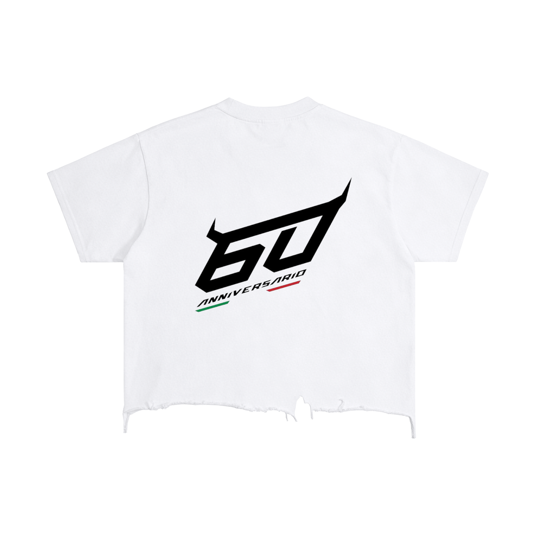 60th Anniversary Boxy Distressed T-Shirt