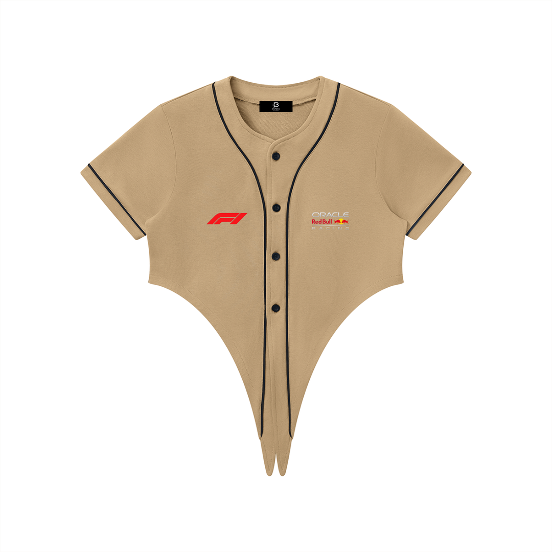 Women Max F1 Piping Baseball Jersey