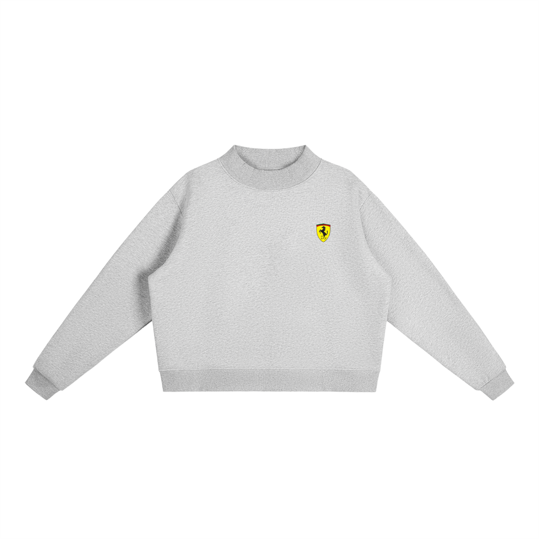 Hamilton Fleece Mock-Neck Crew Sweatshirt