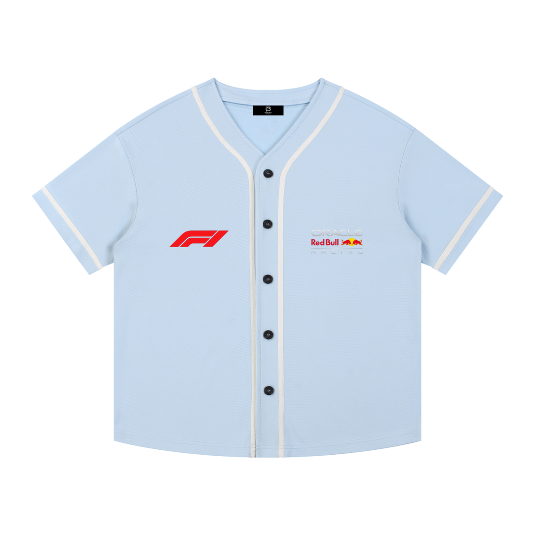Max F1 Piped Button-Up Jersey