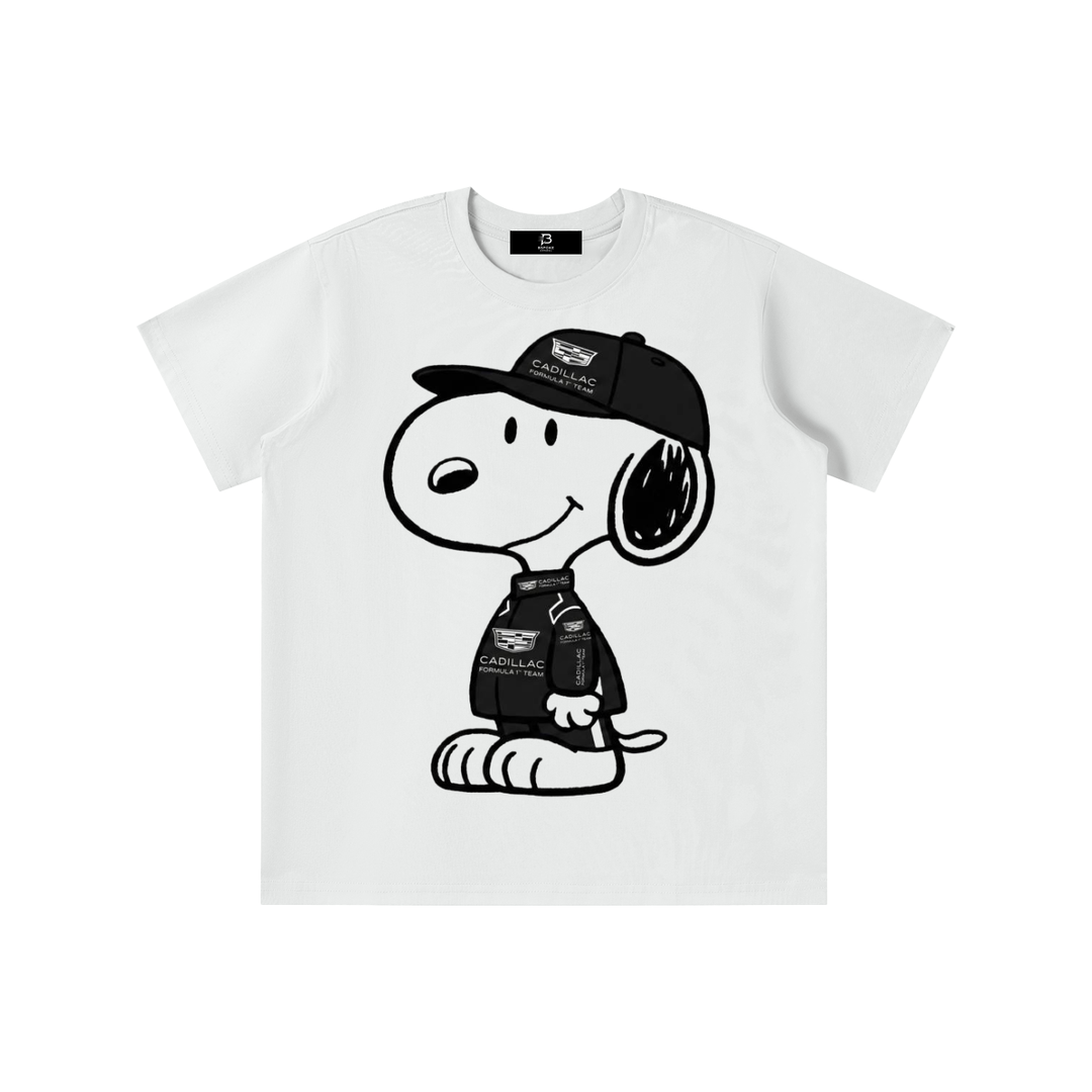 Snoopy Cadillac F1 Kids' T-shirt