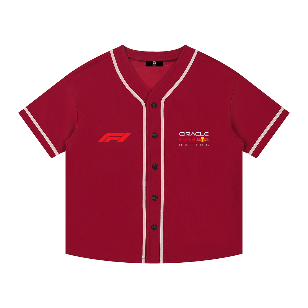Max F1 Piped Button-Up Jersey