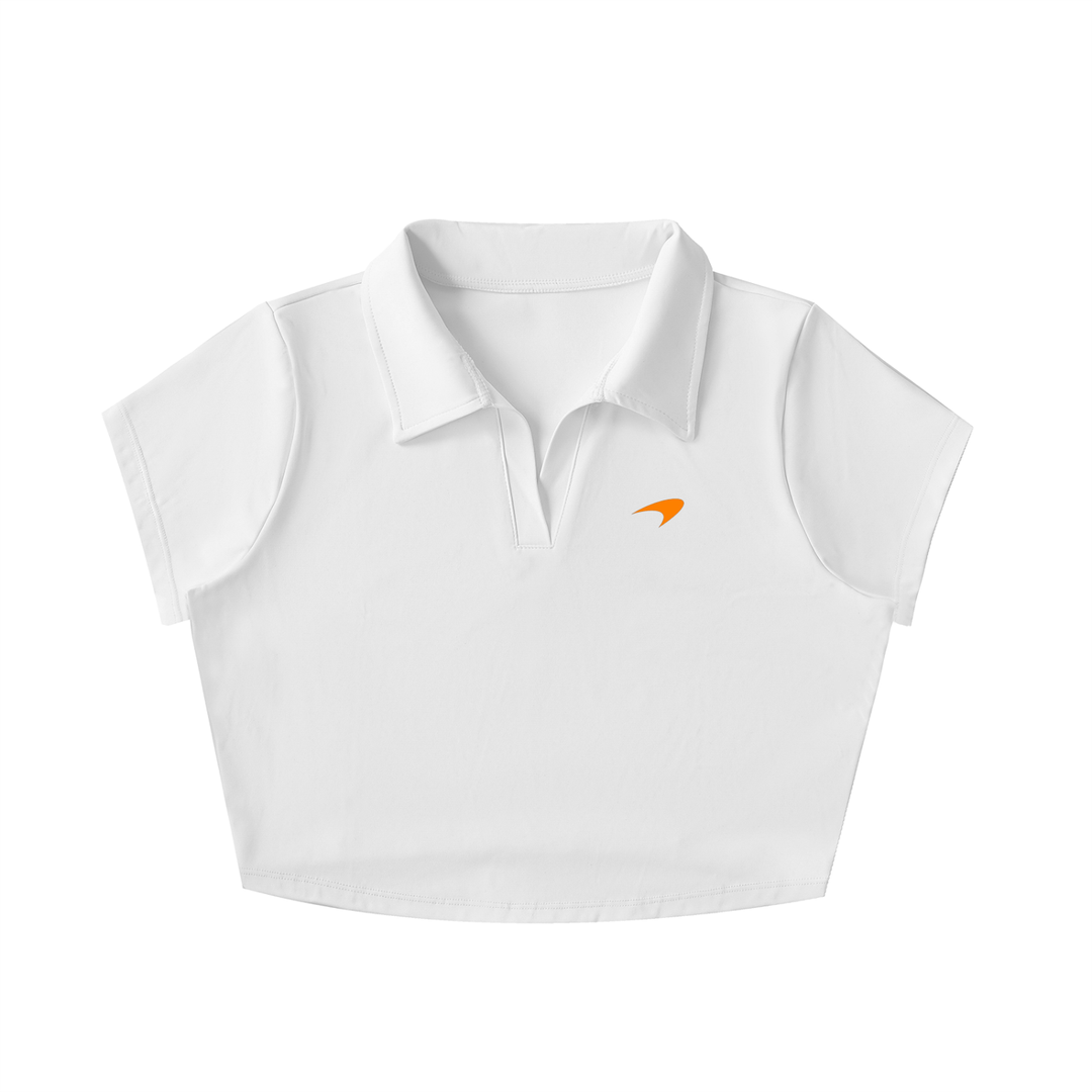 Bustamante F1 Lapel Crop Top