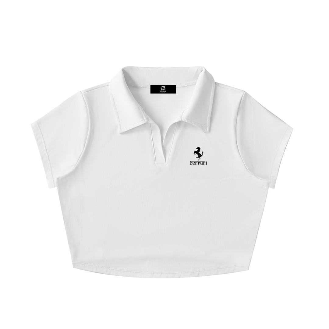 44 Lapel Crop Top