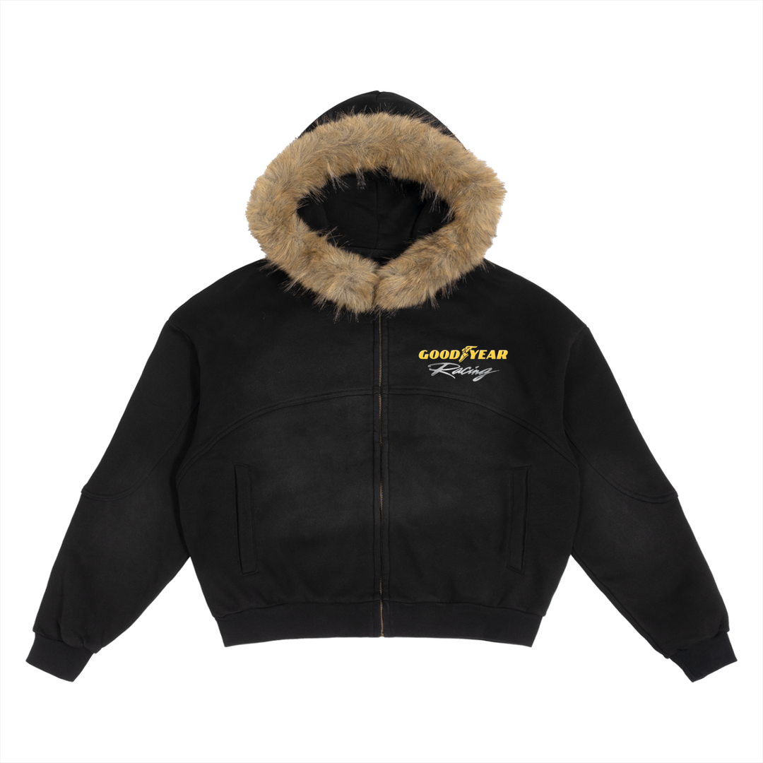 Chase Elliot's Fur Hoodie