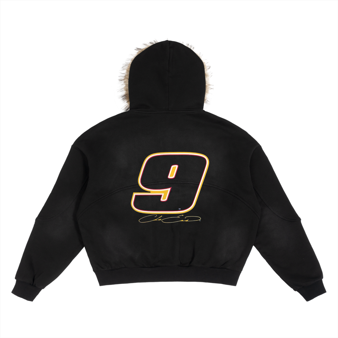 Chase Elliot's Fur Hoodie