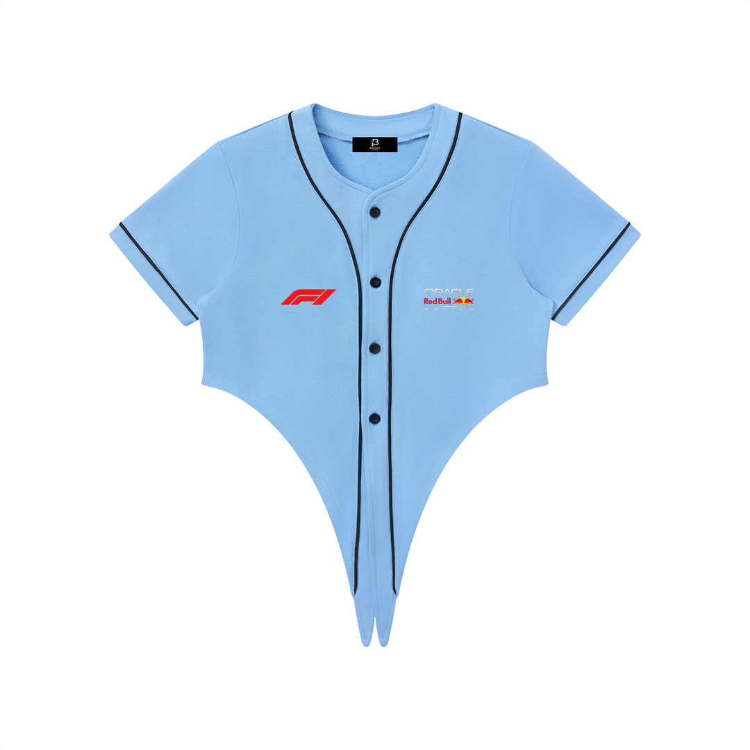 Women Max F1 Piping Baseball Jersey