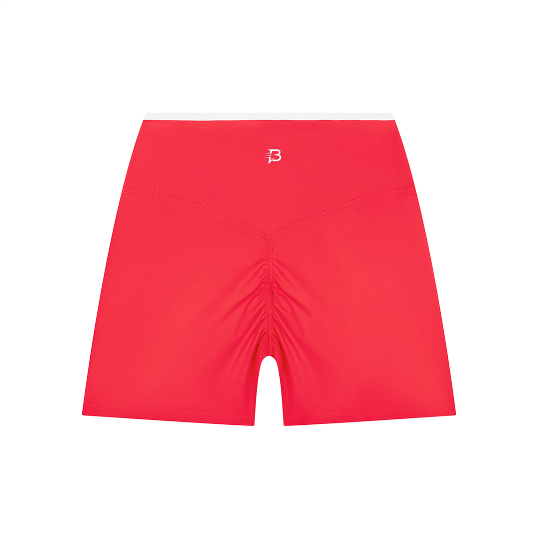 Block Yoga Shorts High Rise