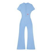 Audi Flared Leg Quarter-Zip Jumpsuit