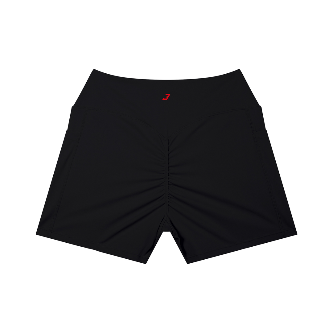 Redbull Women’s High Rise Pocket Yoga Shorts