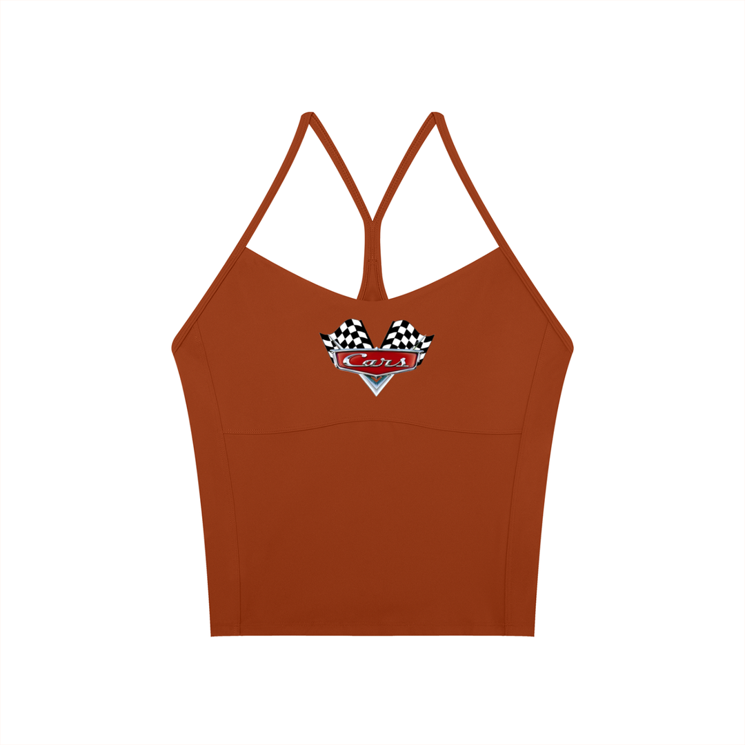 Cars Solid Yoga Sports Bra