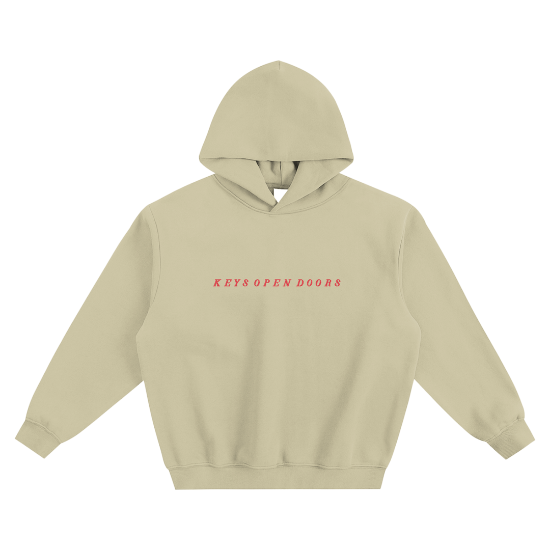 Keys Fleeced Boxy Hoodie
