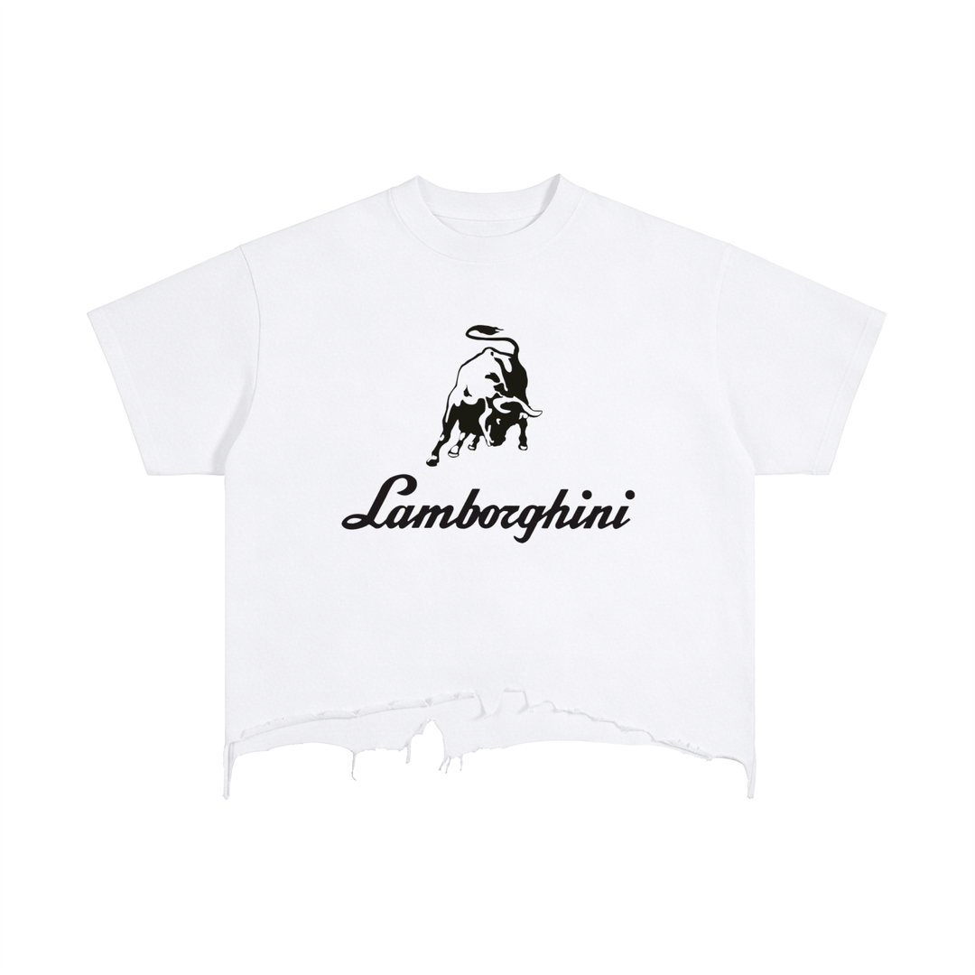 60th Anniversary Boxy Distressed T-Shirt