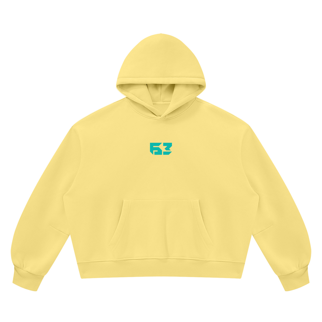 F1 Stamp Unisex Vintage Wash Boxy Fleece Hoodie