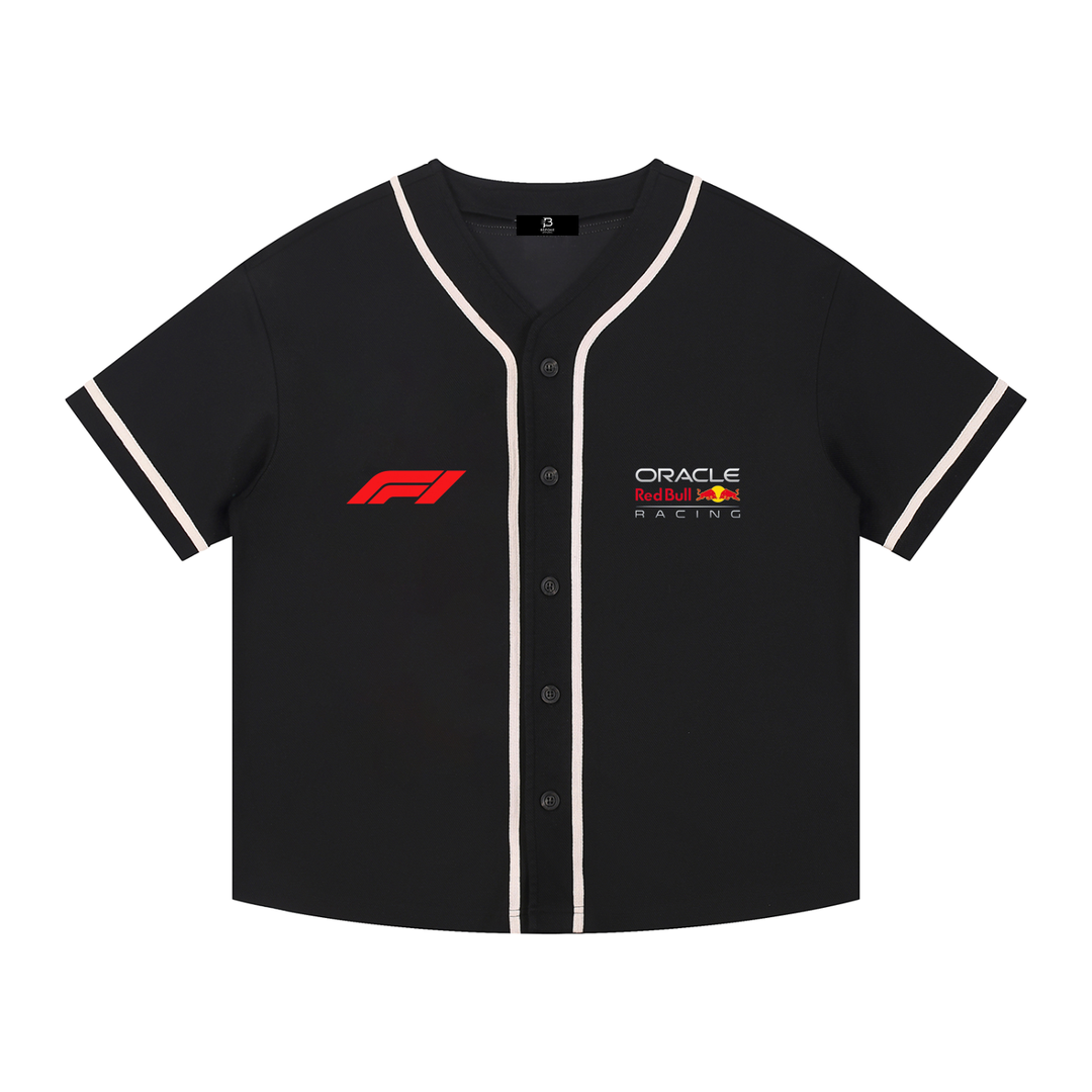 Max F1 Piped Button-Up Jersey